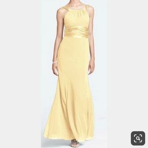 David’s Bridal Canary Gown